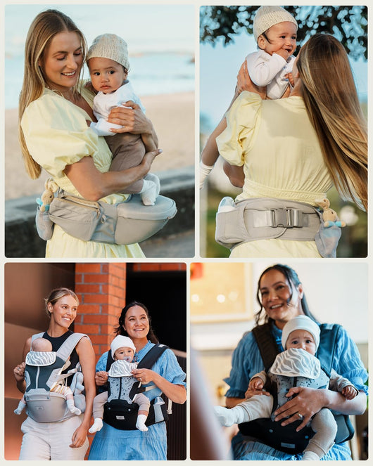SnuggleNest™ 6-in-1 Ergonomic Baby Carrier